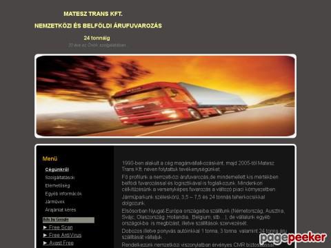 Matesztrans - Cégünről