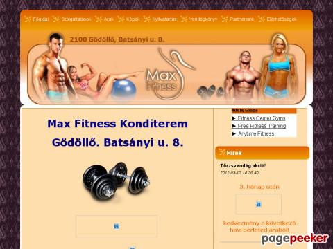 Maxfitness - Max Fitness Konditerem Gödöllő. Barátságos k ...
