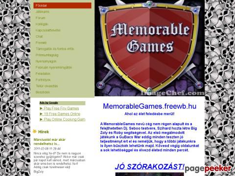 Memorablegames