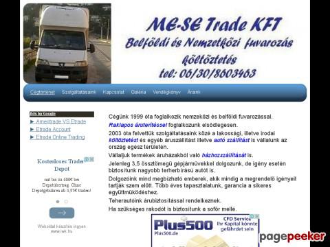 Mesetradekft - Fuvarozás, költöztetés, házhoz szállÍtás