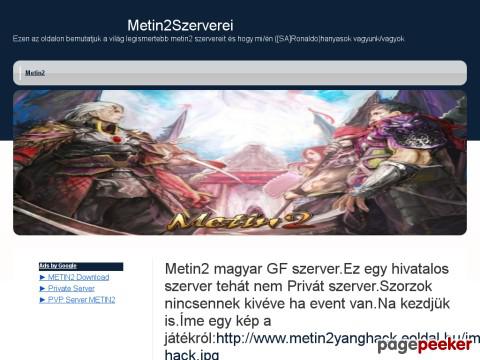 Metin2allserver - Metin2 magyar GF szerver
