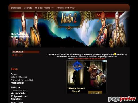 Metin2portal - metin2, privát szerver metin2