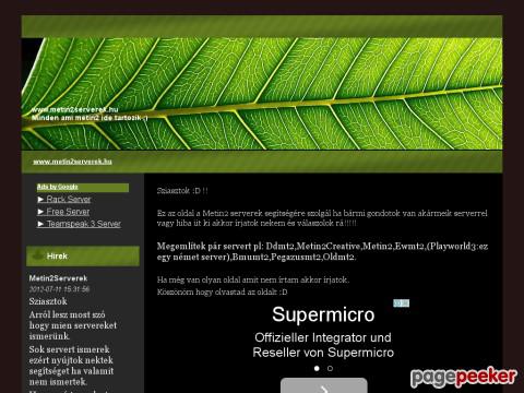 Metin2serverek - www.Metin2Serverek.hu