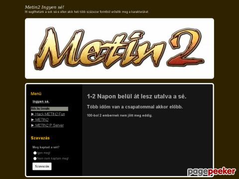 Metin2seyang - metin2 ingyen sé,yang