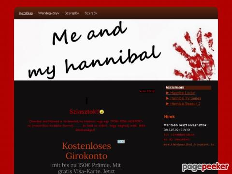 Mewithmyhannibal - kezdőlap