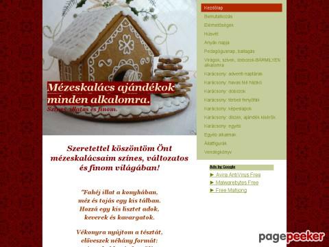Mezeskalacsom - Mézeskalács ajándékok
