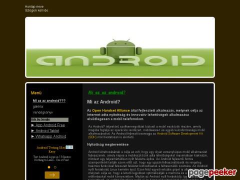 Mindenamiandroid - android kezdőknek