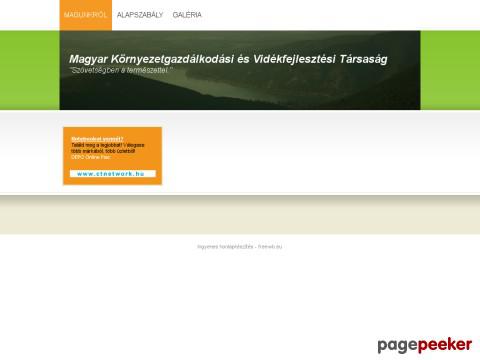 Mkvt - Magyar Környezetgazdálkodási és Vidékfejleszt ...