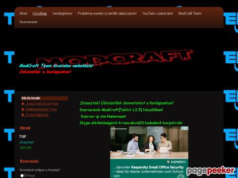 Modcr4ft - Hírek,Fontos információk