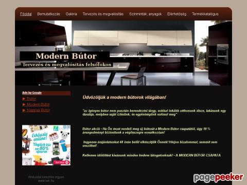 Modernbutor - modern bútor