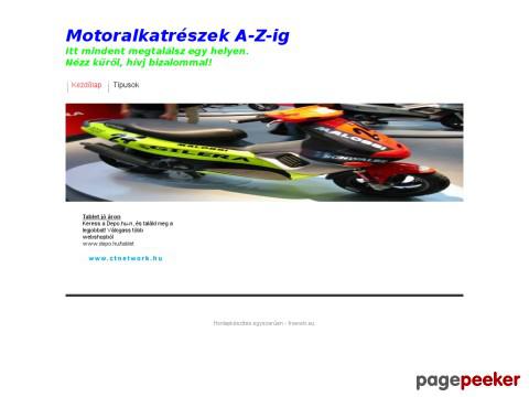 Motoralkatresz - Motoralkatrész A-Z-ig