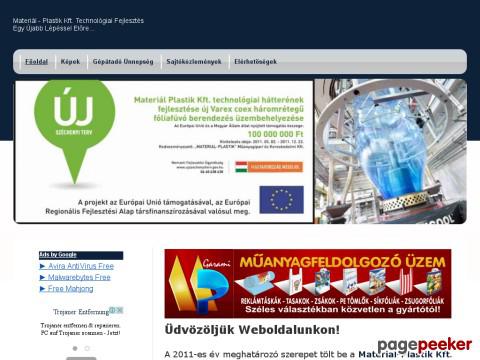 Mptechnologiaifejlesztes - Material-Plastik Kft. Technológiai Fejlesztés