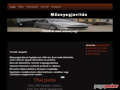 Muanyagjavitashort