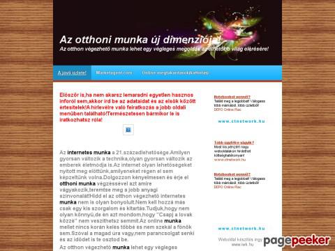 Munka - Az othon végezhető munka új dimenziója!