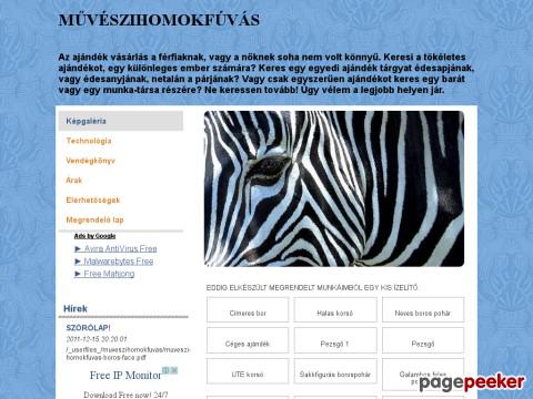Muveszihomokfuvas - Egyedi homokfúvott ajándéktárgyak