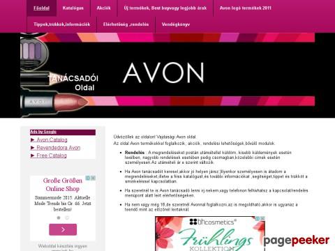 Myavon - avon főoldal