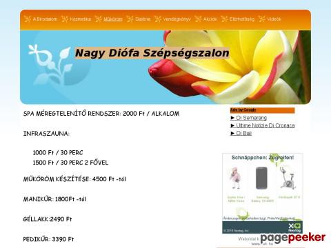 Nagydiofaszalon - Szépségbirodalom Budapest