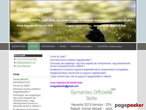 Nagytakarito - nagytakarítás, takarító, pipere takarítás