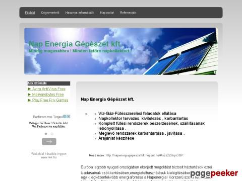 Napenergiagepeszetkft - Napkollektor tervezés kivitelezés-Nap Energia G ...