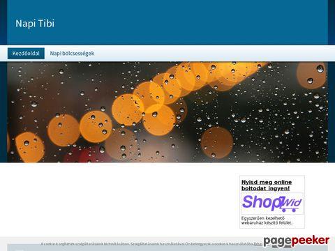 Napitibi - Kezdőoldal