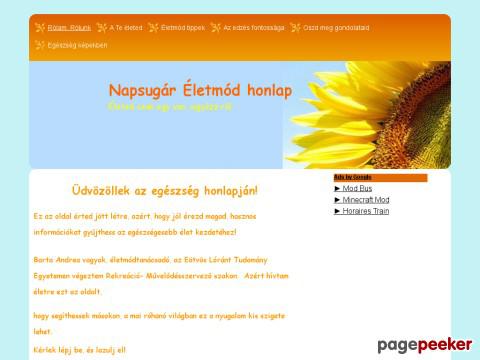 Napsugareletmod
