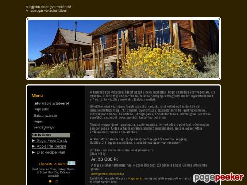 Napsugarvakaciostabor - www.napsugarvakaciostabor.freewb.hu