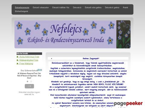 Nefelejcseskuvo - cathering Vác, ceremóniamester-vőfély Vác, de ...