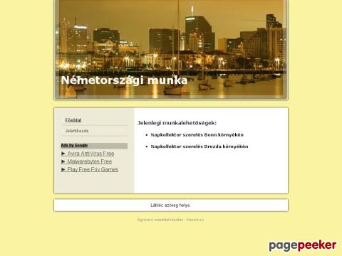 Nemetmunka - németországi segédmunka