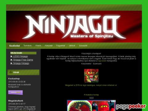 Ninjago - Ninjago-Kezdőoldal