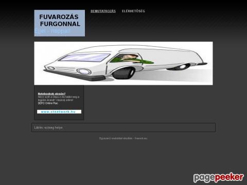 Nonstopfuvarfurgonnal - Belföldi és nemzetközi fuvarozás furgonnal.