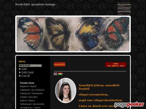 Novakedith - Novák Edith Képző és iparművész honlapja. fe ...