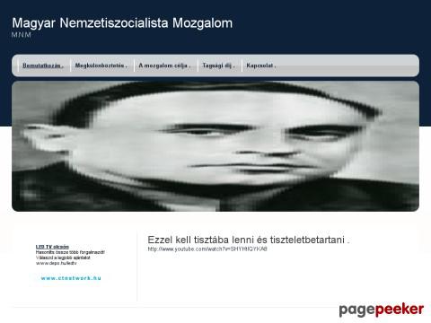 Nszmozgalom - Ezzel kell tisztába lenni , és tisztelni .