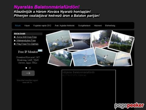 Nyaralgatunk - Rólunk, Elérhetőség, olcsó, nyaralás, balato ...
