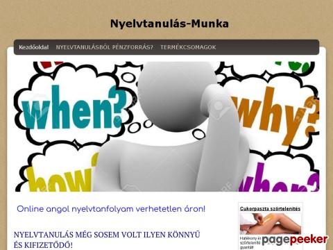 Nyelvtanulas-munka