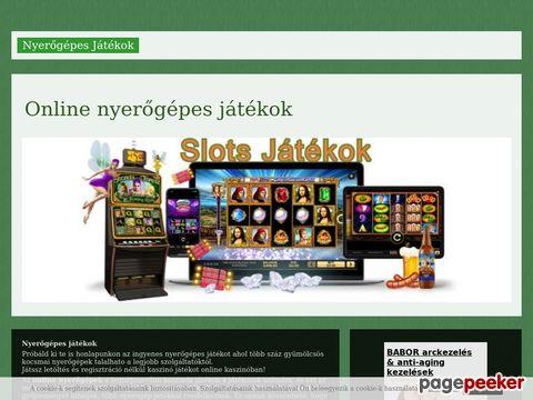 Nyerogepesjatekok - Kezdőoldal