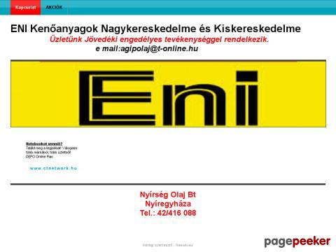 Olajdepo - eni kenőanyagok kereskedelme, eni olajak, eni ola ...