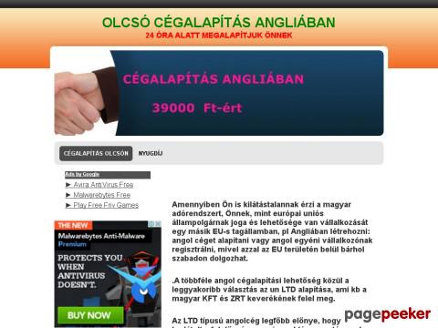 Olcsocegalapitasangliaban