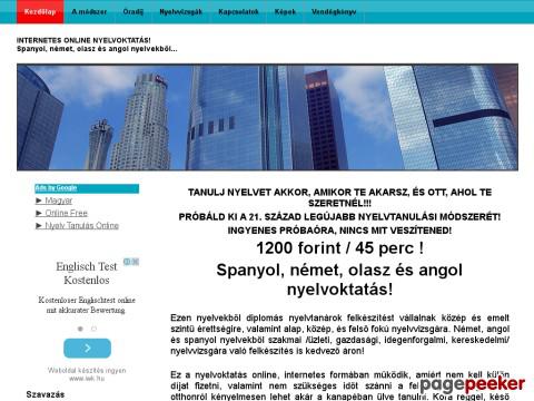 Onlinenyelv - Online nyelvoktatás
