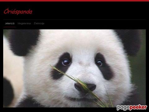 Oriaspanda - Kezdőoldal