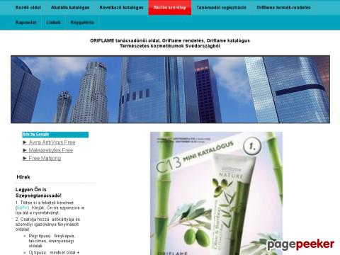 Orirendeles - Oriflame online rendelés