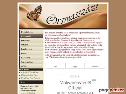 Orsmasszazs - bemutatkozás