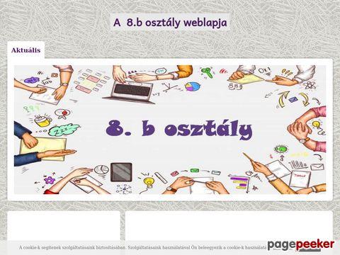 Osztalyweb - 8.b osztály weblapja