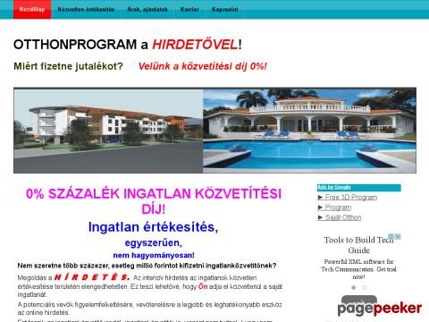 Otthonprogram - Ingatlanközvetítés 0% közvetítési díjért!