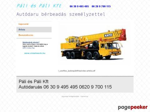 Paliespalikft - Páli és Páli Autódarus Kft