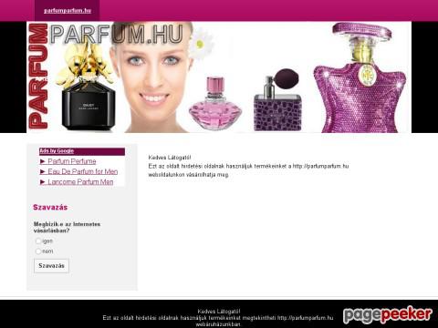 Parfumparfum - parfüm,női parfüm,férfi parfüm,parfum,parfume