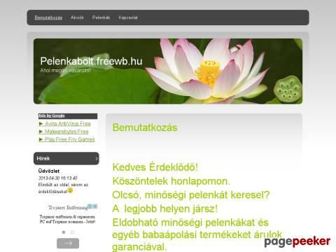 Pelenkabolt - Pelenkabolt