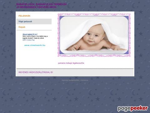 Peluspircsi - Hápi, bugyi, pampers, nylonos pelenkák