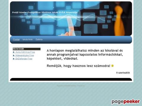 Petofidok - A honlapról