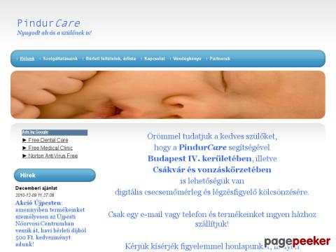 Pindurcare - légzésfigyelő bérlés, légzésfigyelő kölcs ...