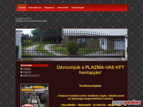 Plazmavas - Plazma-Vas Kft.